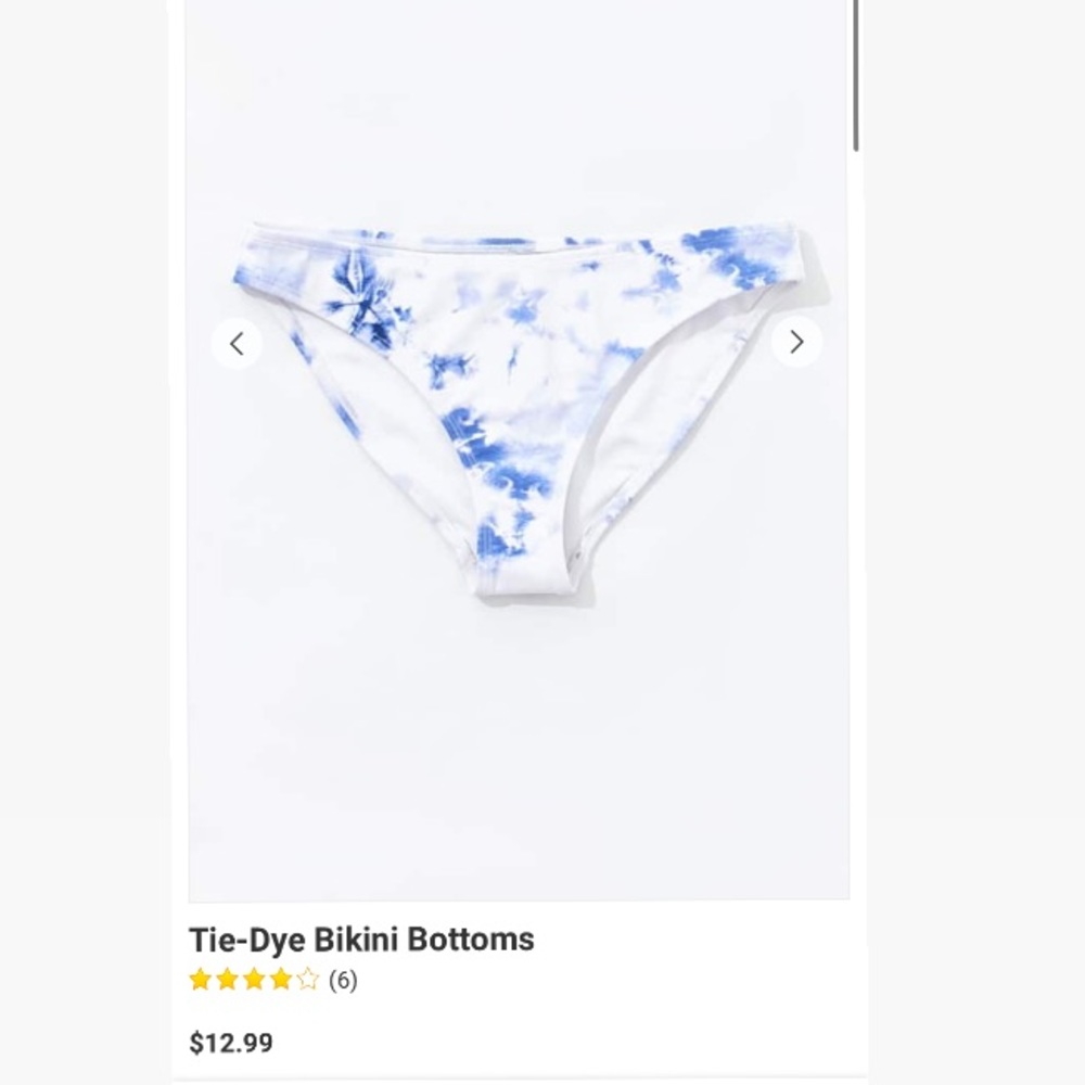 tie-dye NWT forever21 bikini bottom | size m